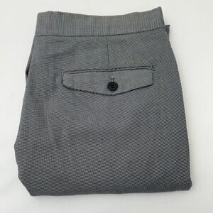 Primark Mens Skinny Fit Houndstooth Trousers Black White Grey 30/32R Dress Pants